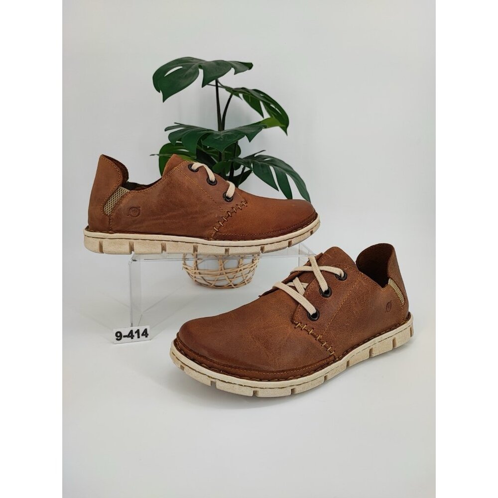 Born Soledad Men's Size 9 US Leather Brown Sneakers H16106